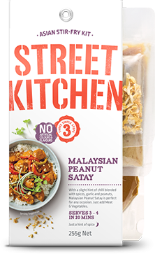 Street Kitchen Malaysian Peanut Satay pack shot 2